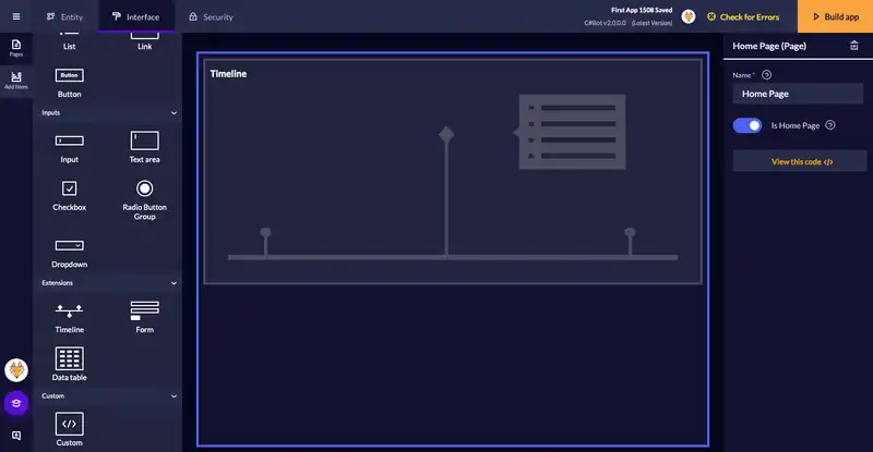 Example Timeline Tile