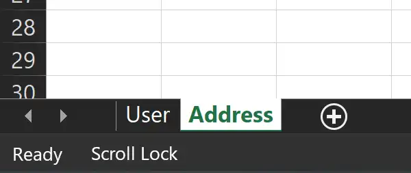 Example Excel sheets
