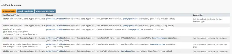 QuerydslUtils javadoc