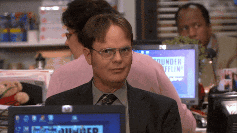 Gif The Office - Secret